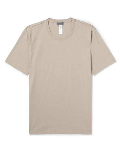 Hanro White Living Cotton-jersey T-shirt for men