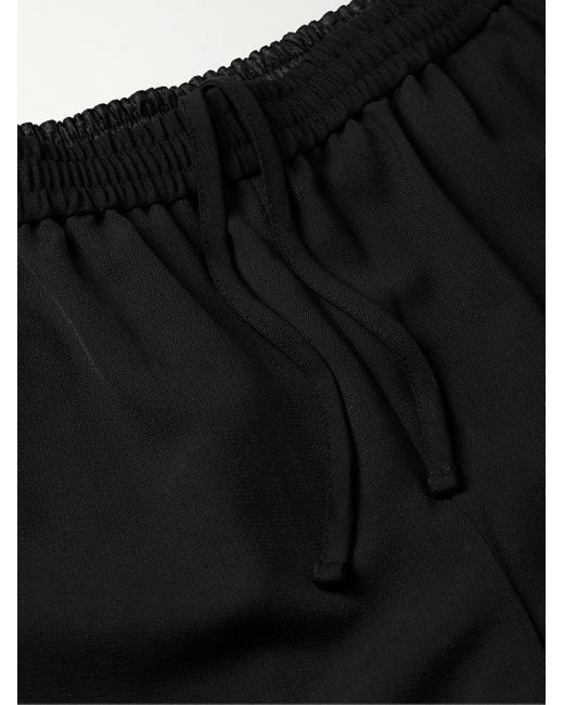 Acne Black Canvas Wide-leg Trousers for men
