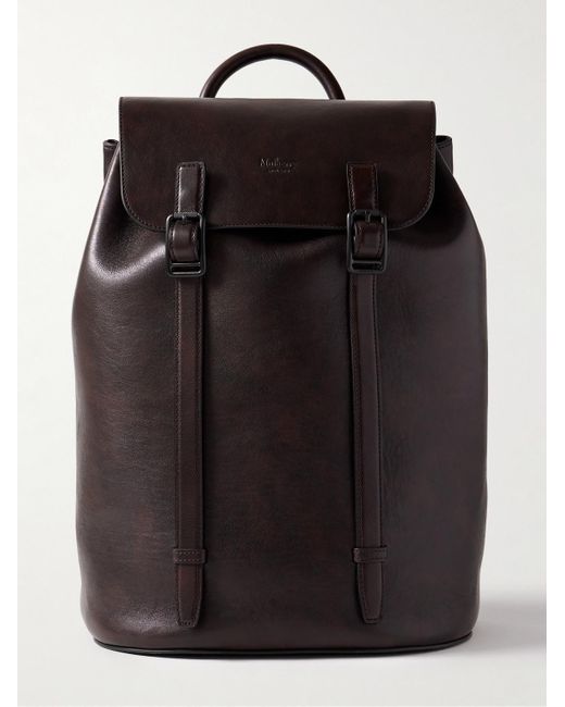 Mulberry Black Camberwell Leather Backpack for men