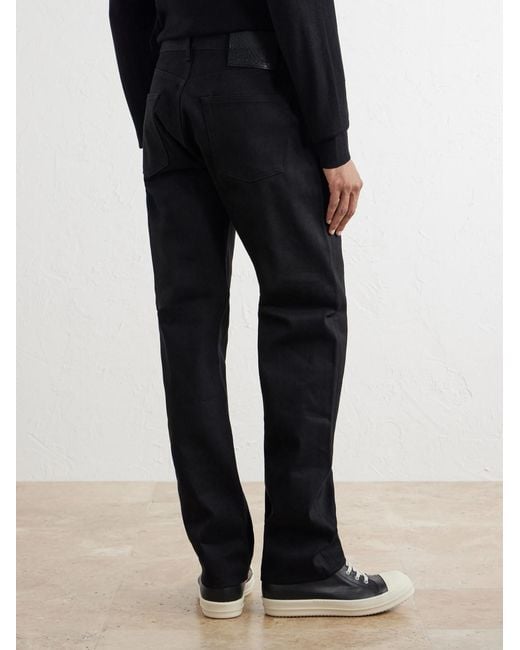 Rick Owens Black Kurdit Straight-Leg Jeans for men