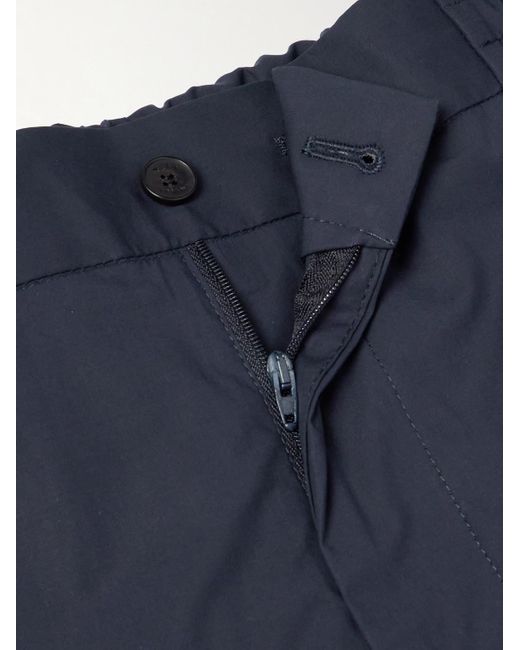 Etro Gerade geschnittene Hose aus Popeline aus einer Baumwollmischung in Blue für Herren