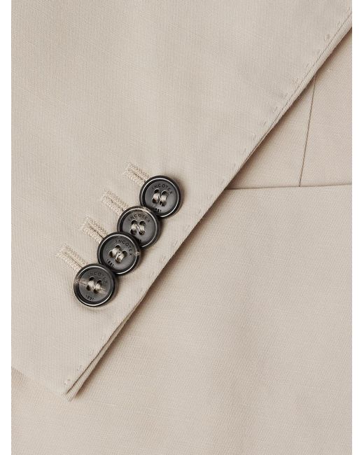 Slowear Natural Venezia 1951 Garment-Dyed Chinolino Suit Jacket for men