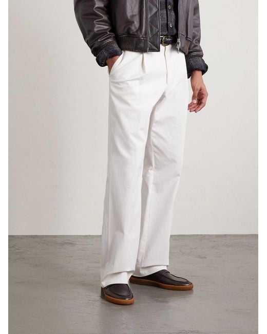 Officine Creative Brown Herbie 001 Deerskin Loafers for men