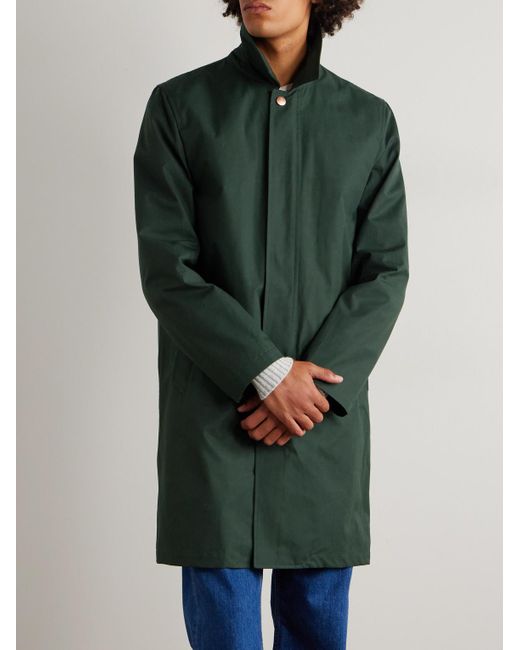 Private White V.c. Green Jack's Cotton-Shell Raincoat for men