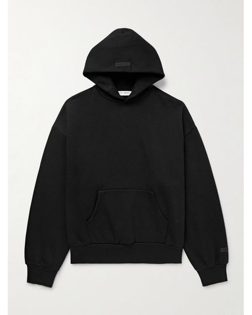 Fear Of God Hoodie aus Jersey aus einer Baumwollmischung mit Logoapplikation in Black für Herren
