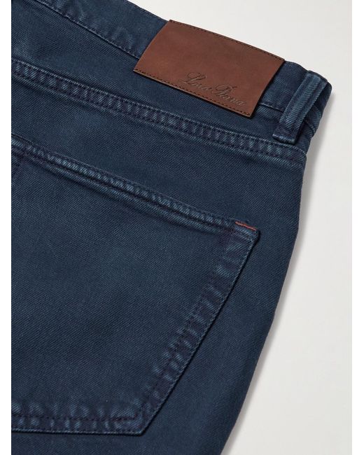 Loro Piana Blue Slim-Fit Stretch-Denim Jeans for men