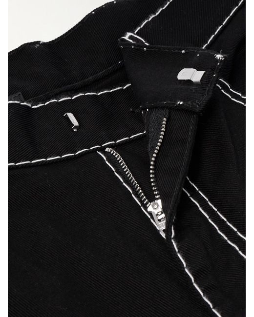 Givenchy Gerade geschnittene Jeansshorts in Black für Herren