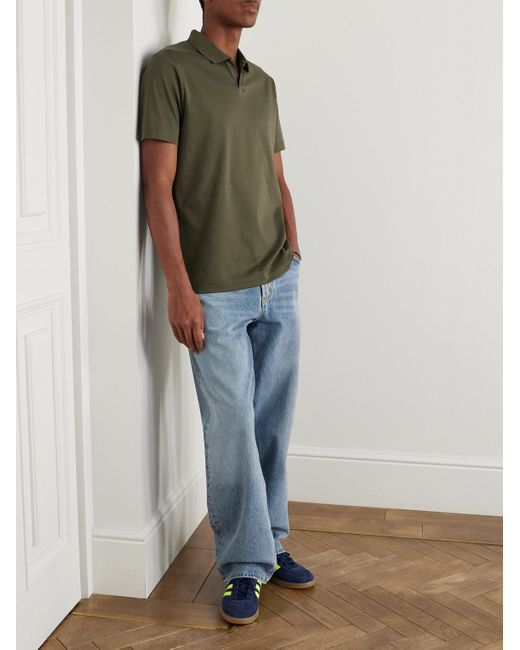 NN07 Green Paul 3525 Organic Cotton Polo Shirt for men