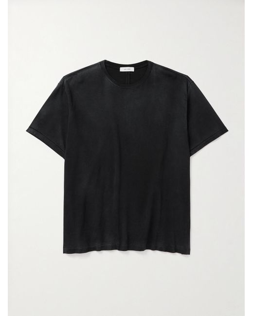 SSAM T-Shirt aus Biobaumwoll-Jersey in Black für Herren
