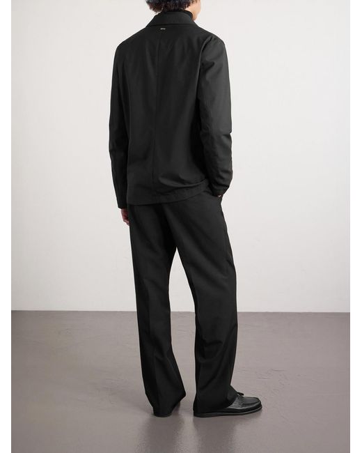 Herno Black Shell Overshirt for men