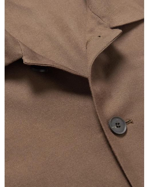 Sunspel Brown Virgin Wool-twill Jacket for men