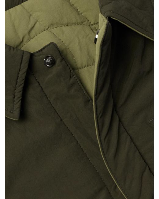 Dime Green Reversible Padded Shell Jacket for men