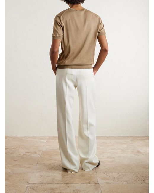 Tom Ford Natural Cotton T-Shirt for men