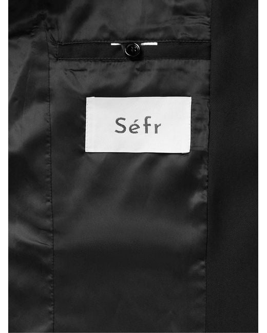 Séfr Black Seydou Twill Blazer for men