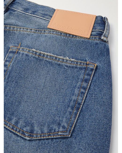 Acne Blue 1992m Straight-leg Distressed Jeans for men