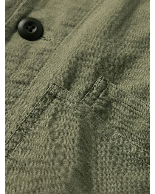 Polo Ralph Lauren Green Cotton Oxford Overshirt for men