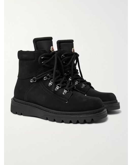 Moncler egide shop suede hiking boots