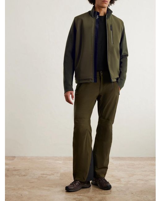 Aztech Mountain Green Evan Shell And Wool Down Jacket for men