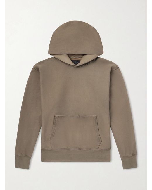 Les Tien Natural Heavyweight Structured-Fleece Cotton-Jersey Hoodie for men