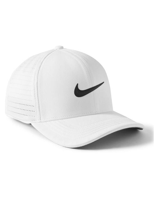 Nike White Aerobill Classic99 Perforated Dri-fit Adv Golf Cap for men