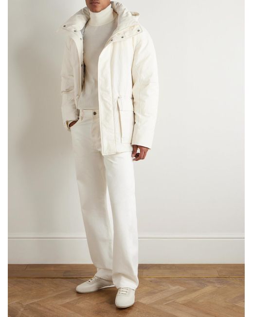 Laminar Natural Shell Hooded Down Parka for men