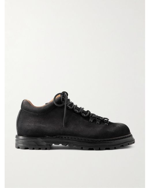 Officine Creative Black Suede Boots for men