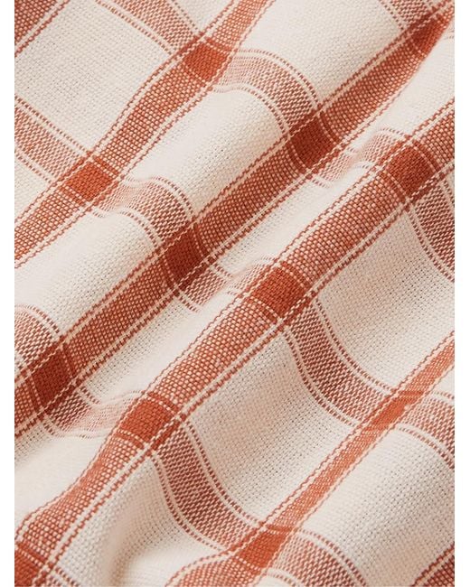 Mr P. Pink Checked Cotton-Blend Blouson Jacket for men