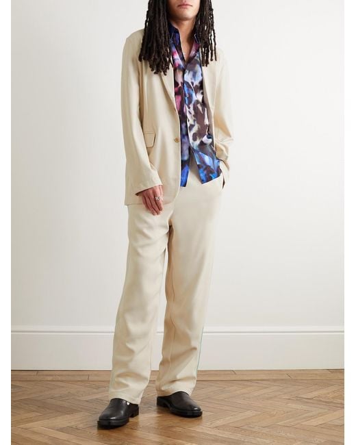 Acne Natural Jaehyun Unstructured Lyocell-Blend Blazer for men