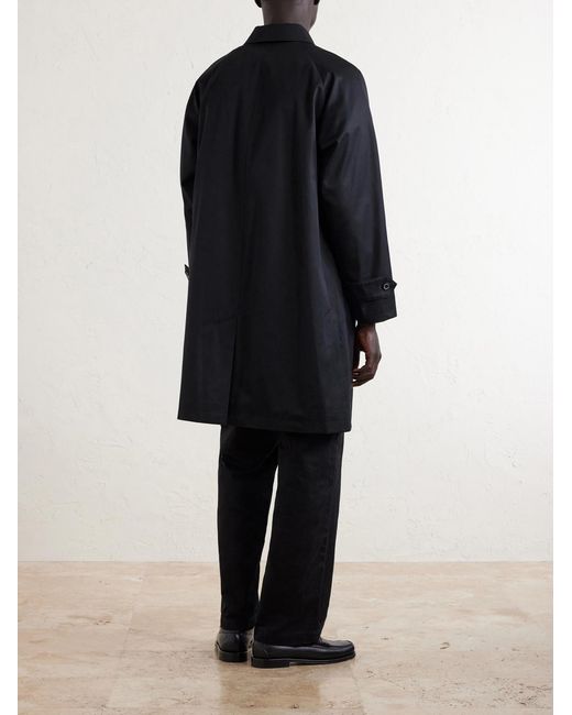Neighborhood Blue Balcollar Cotton-Gabardine Trench Coat for men