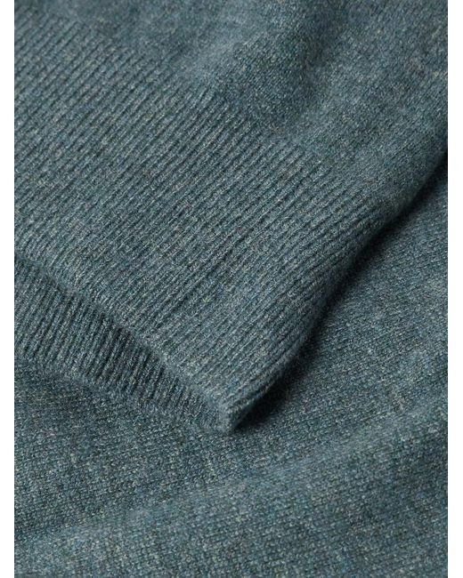 Sid Mashburn Blue Cashmere Cardigan for men