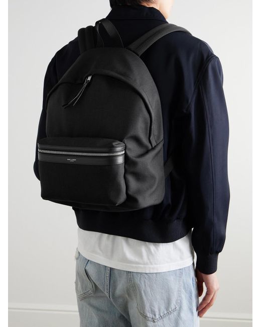 Zaino di Saint Laurent in Black da Uomo