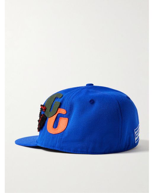 GALLERY DEPT. Blue Atk G-patch Embellished Cotton-twill Baseball Cap for men