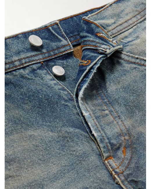 Enfants Riches Deprimes Blue Straight-Leg Distressed Jeans for men