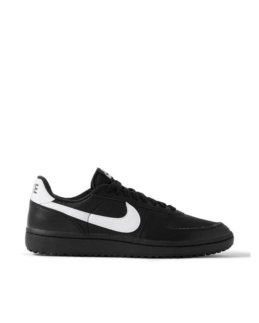 Nike Black Field General 82 Shell And Leather Sneakers for men