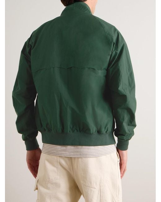 Baracuta Green G9 Cotton-Blend Harrington Jacket for men