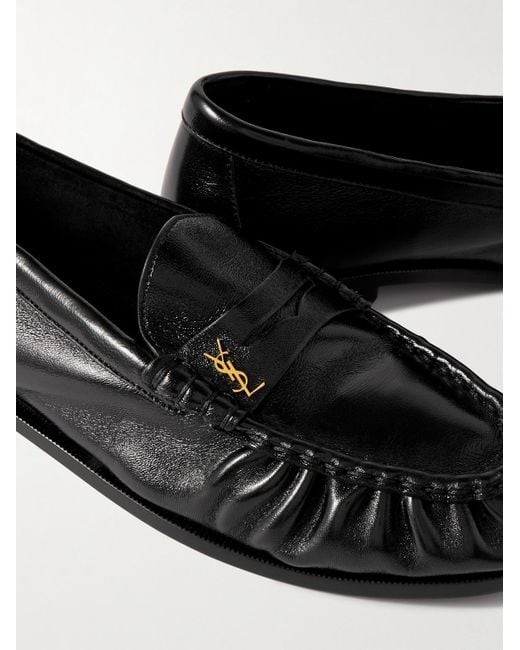 Saint Laurent Black Le Loafer Penny Slippers for men