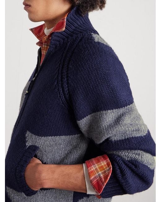 Cardigan di Folk in Blue da Uomo