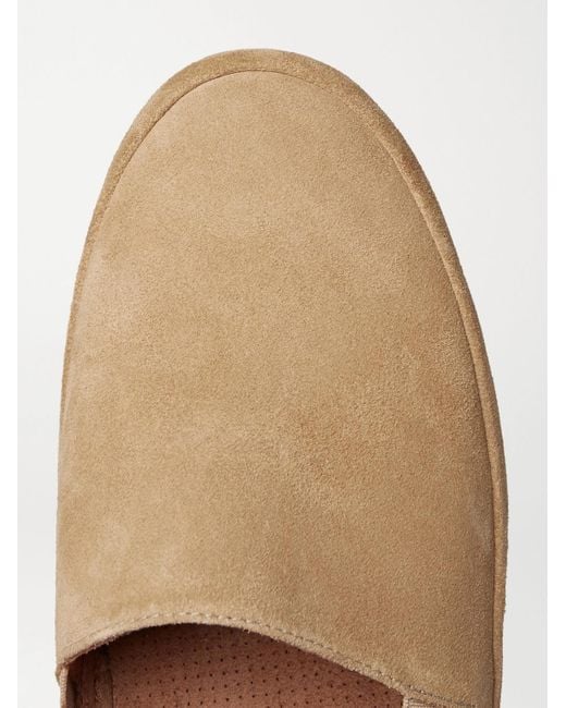 Mulo Multicolor Suede Loafers for men