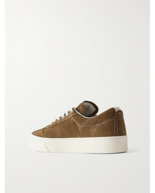 Omni Brown Dellow Suede Sneakers for men