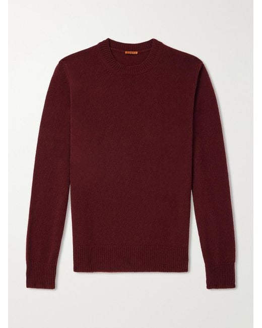 Barena Red Cashmere Sweater for men