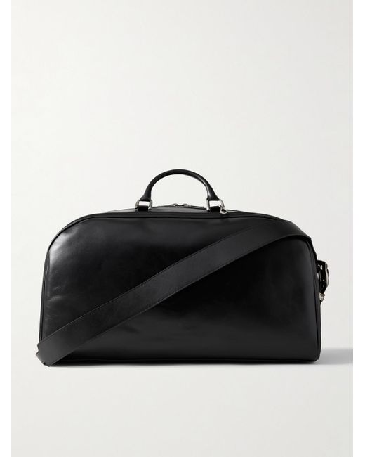 Enfants Riches Deprimes Black Leather Weekend Bag for men