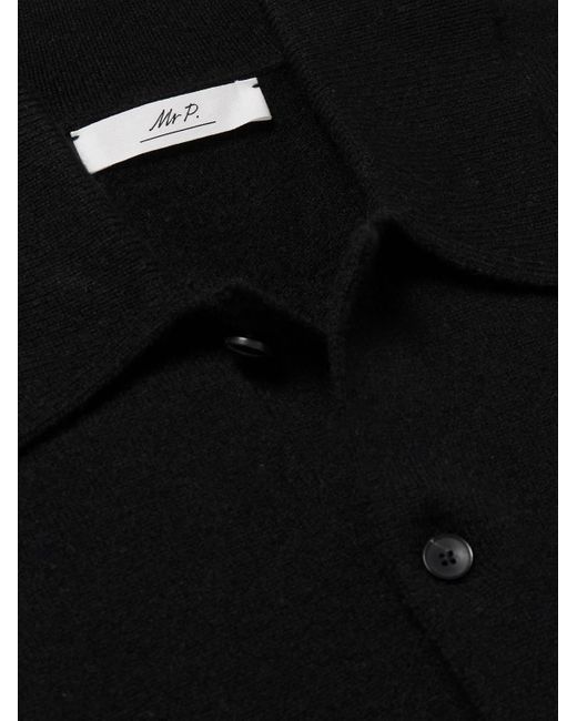 Cliff Cashmere Polo Shirt di Mr P. in Black da Uomo