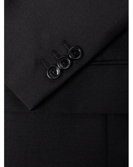 Giacca doppiopetto in misto lana e mohair di Loewe in Black da Uomo