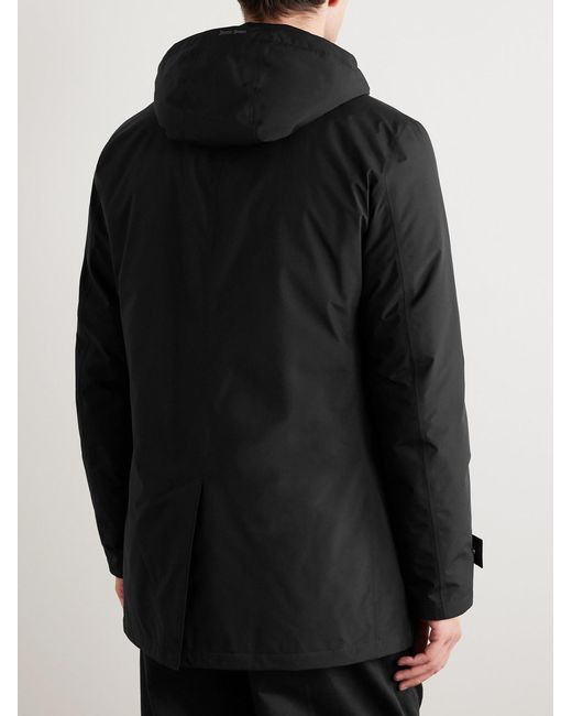 Laminar Black Gore-Tex Hooded Down Coat for men