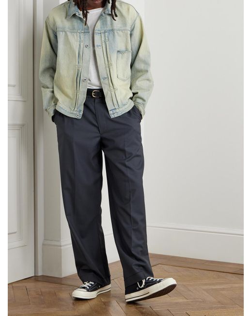A.PRESSE Blue Denim Jacket for men