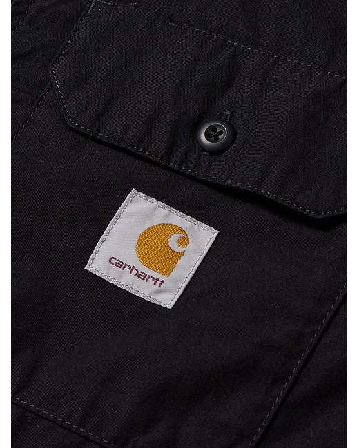 Carhartt Black Craft Cotton-poplin Overshirt for men