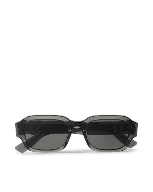 Dior Black Dioroblique S2I Square-Frame Acetate Sunglasses for men