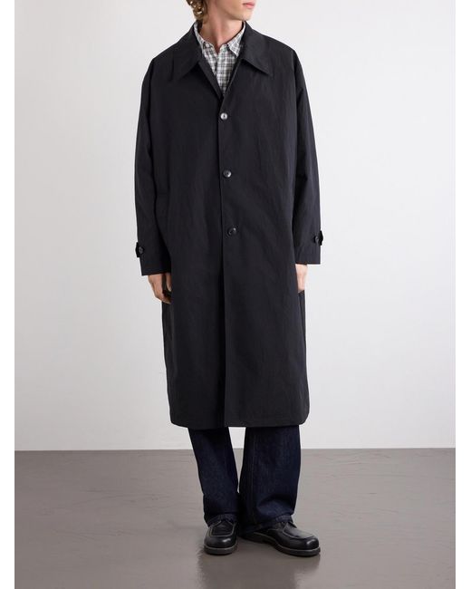mfpen Black Venture Woven Coat for men