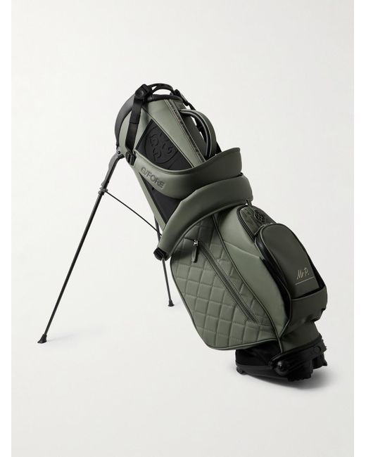 Mr P. Black G/Fore Golf Daytona Logo-Embroidered Caddie Bag for men