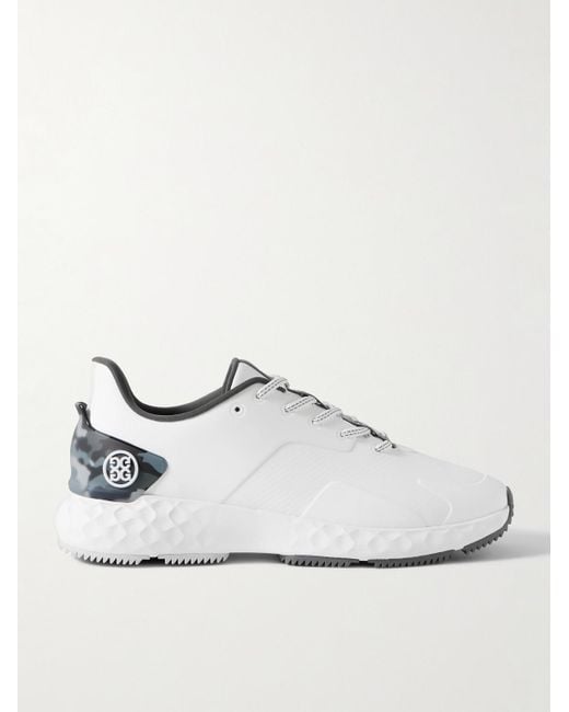 G/FORE White Mg4 Rubber-trimmed Coated-mesh Golf Shoes for men